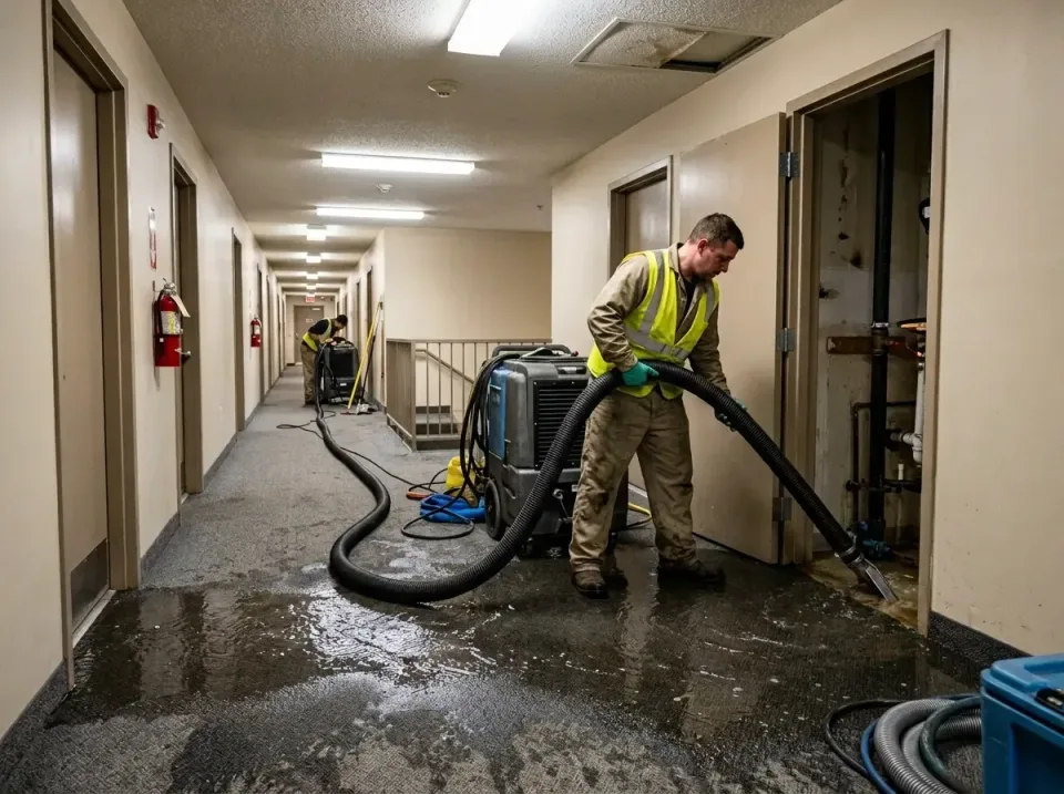 multi-unit-apartment-hallway-f-005 — frequently asked questions, Emergency Burst Pipe Water Extraction & Removal in Plainfie…